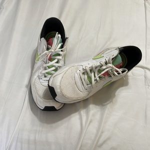 Neon Nike Air maxes lightly worn